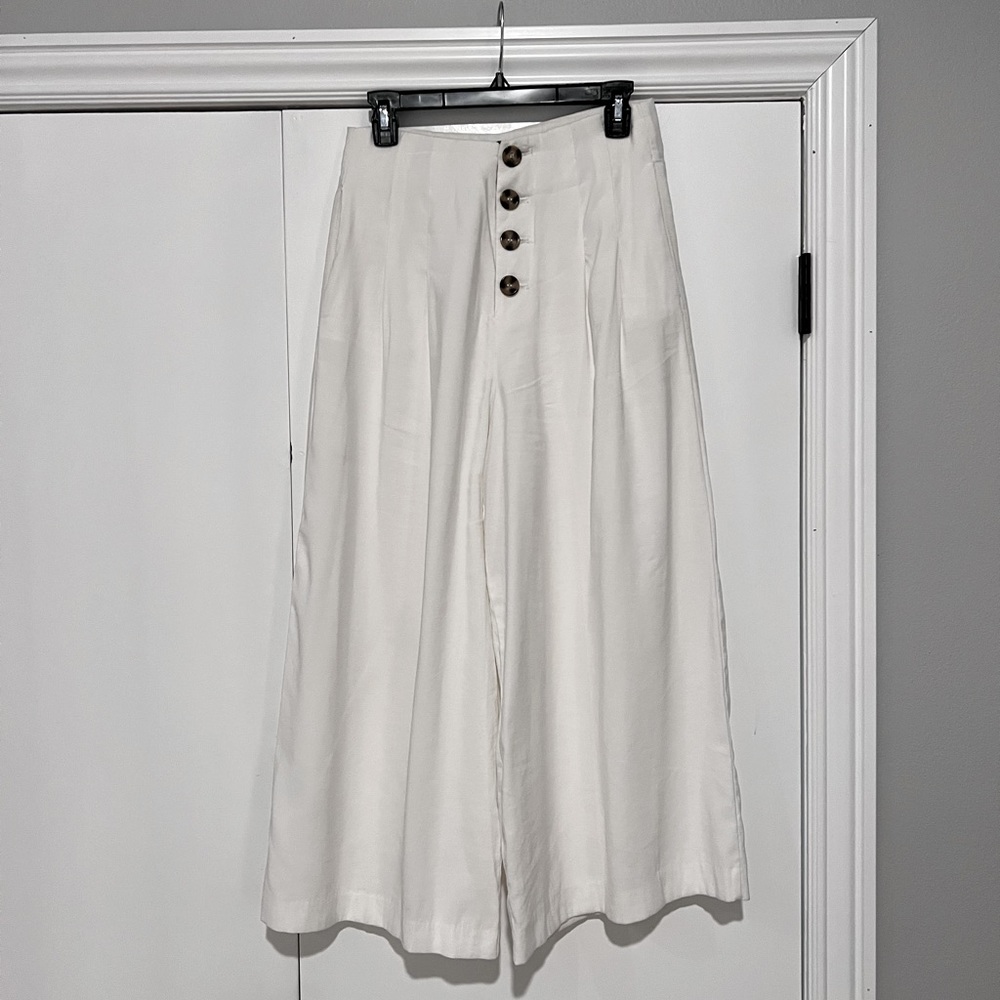 Zara wide leg Culotte Pants